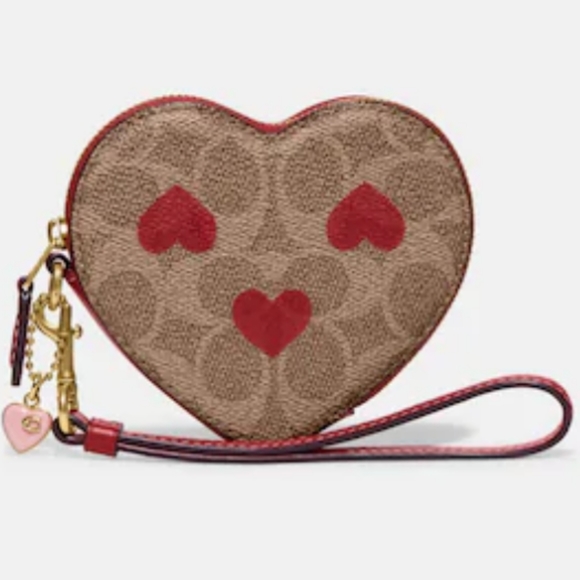 COACH HEART WRISTLET - Picture 3 of 14